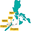 Travel map Philippines