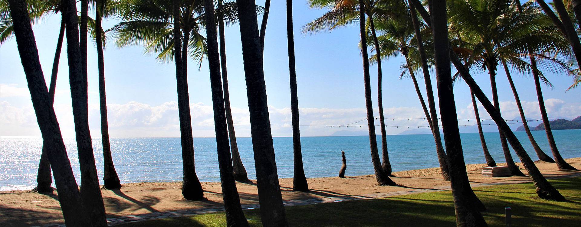 Palm Cove Beach view in Cairns, Australia